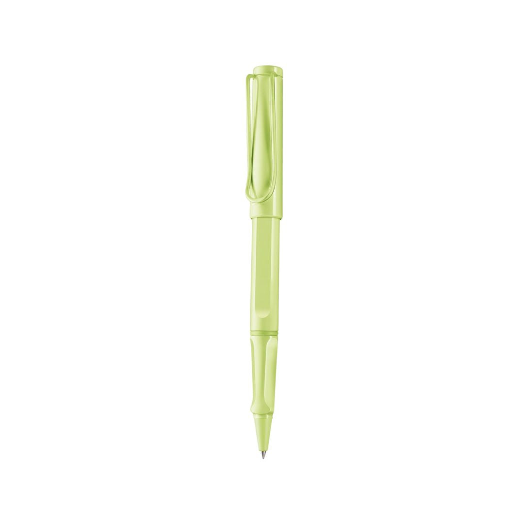 LAMY Safari Deelite Rollerball Pen in Spring Green (Special Edition) — Lamy rollerball pen — fluid gel ink writing instrument, at Cityluxe Singapore