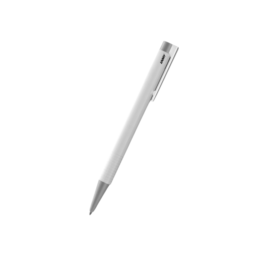 LAMY logo M Ballpoint Pen - White — capped