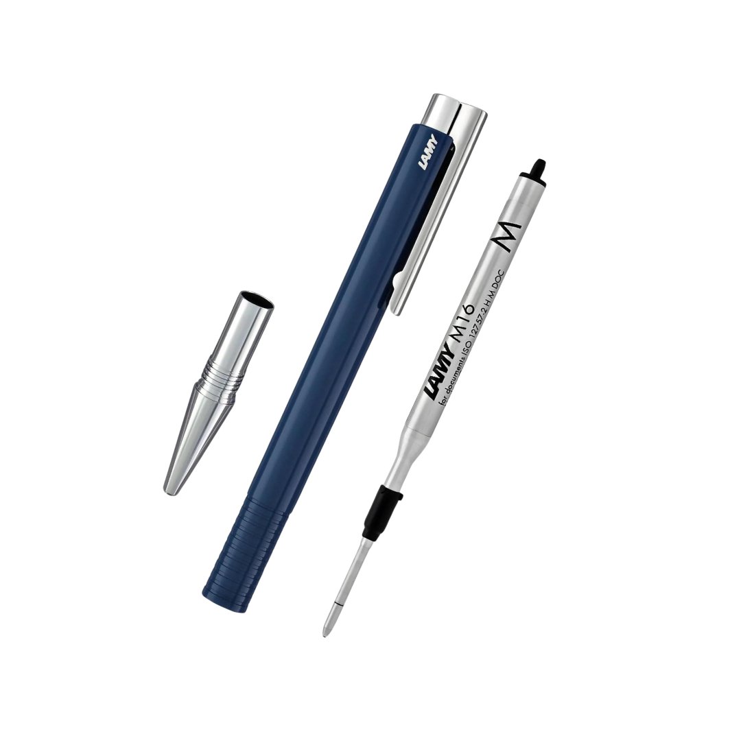LAMY logo M+ Ballpoint Pen - Blue — engraving example