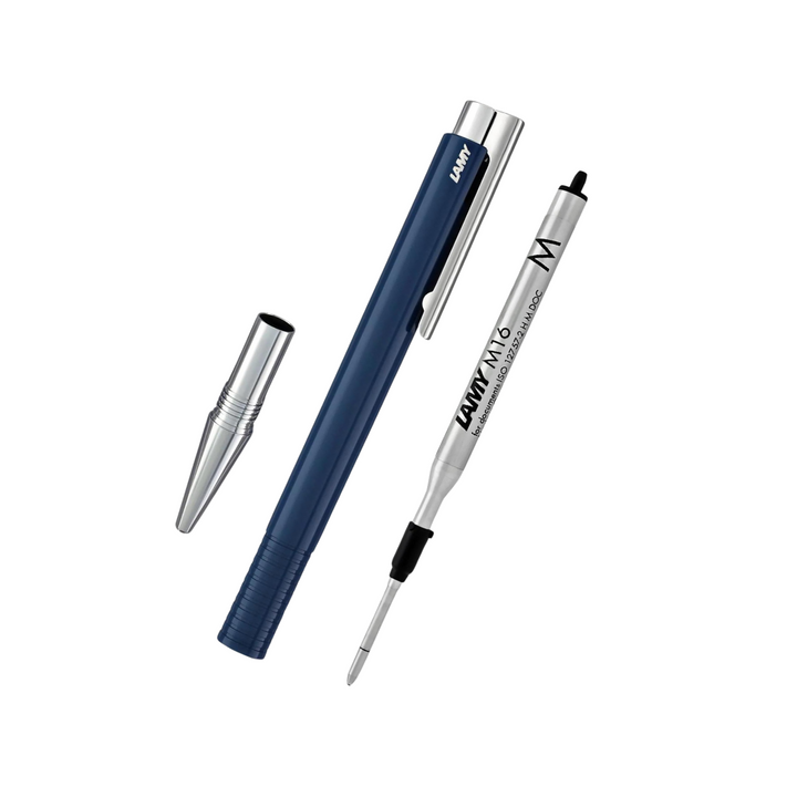 LAMY logo M+ Ballpoint Pen - Blue — engraving example