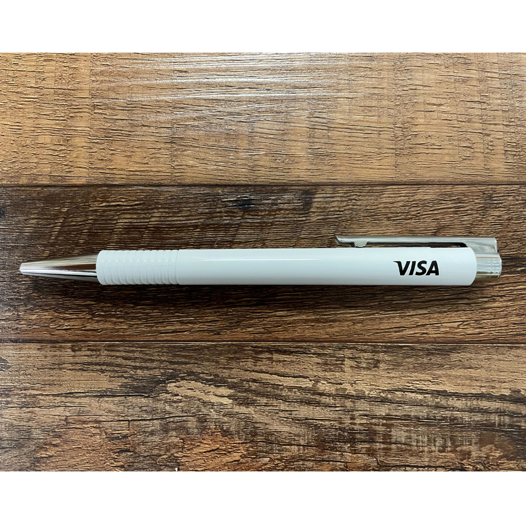 LAMY logo M+ Ballpoint Pen White — with packaging