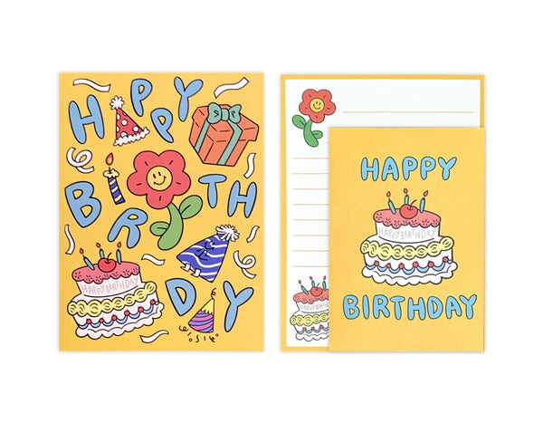 D'Won Mini Letter in Happy Birthday — D'Won letter — premium stationery and lifestyle, at Cityluxe Singapore