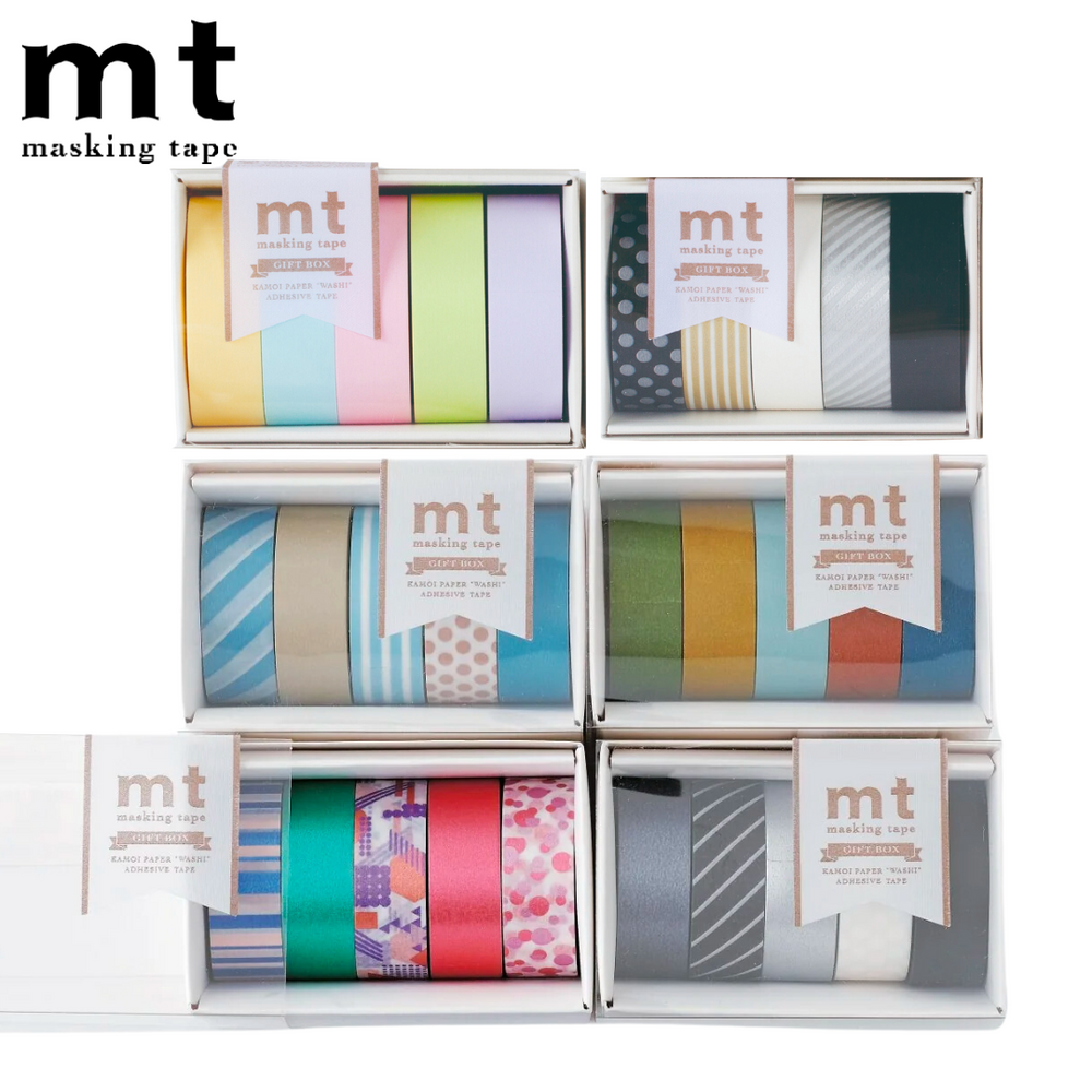 MT Tape Giftbox 5 In 1 - Monotone 3 — pattern detail