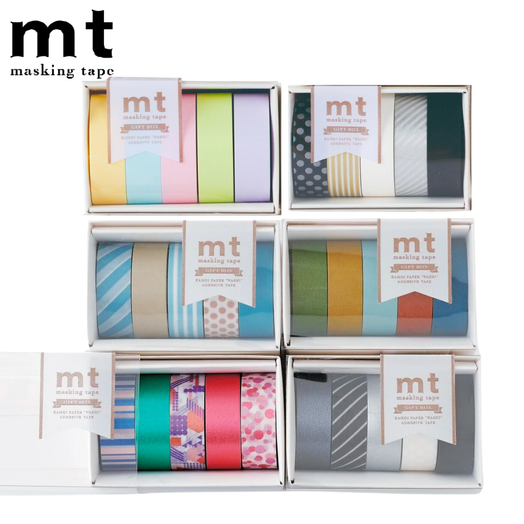 MT Tape Giftbox 5 In 1 - Monotone 2 — pattern detail