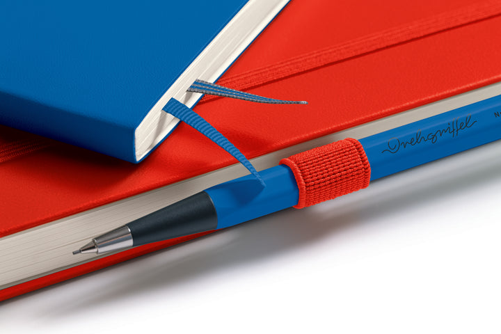 Leuchtturm1917 Recombine A5 Medium Hardcover Notebook - Plain / Lobster — size comparison