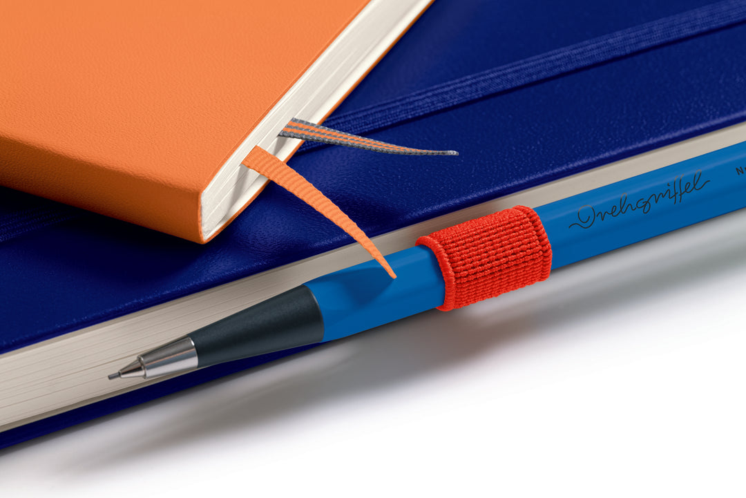 Leuchtturm1917 Recombine A5 Medium Hardcover Notebook - Plain / Apricot — flat lay