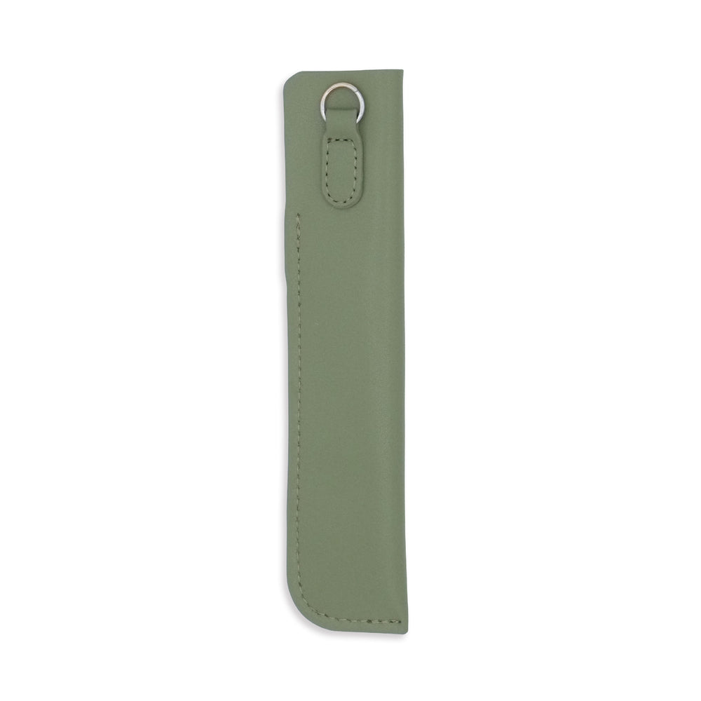 Luddite Superior Standard PU Leather Pen Holder - Khaki — lead extended
