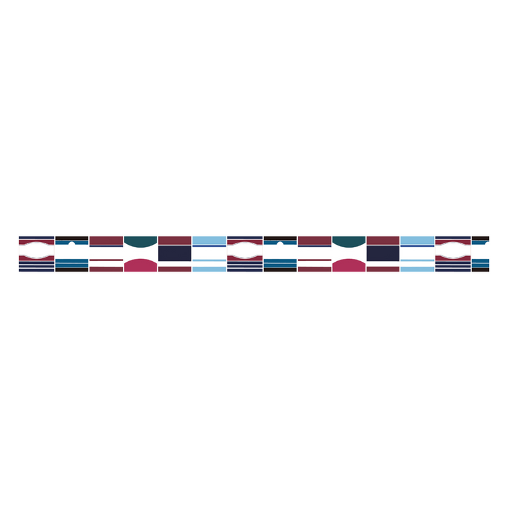 MT 1P Kamoi Retro Design Washi Tape - Label — applied on surface