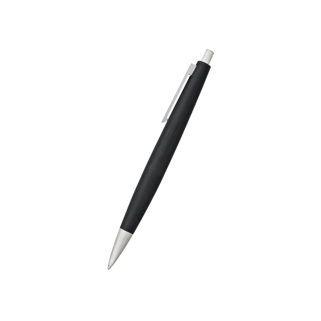 Lamy 2000 Ballpoint Pen Black — writing at an angle
