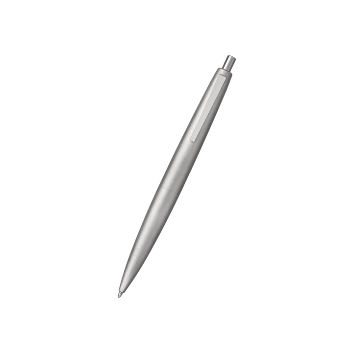Lamy 2000 Ballpoint Pen Metal — writing at an angle