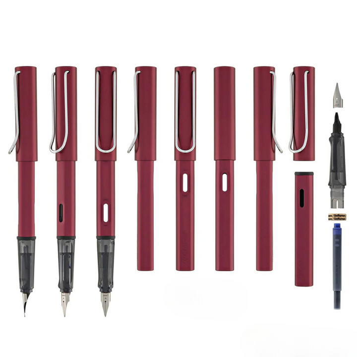 Lamy AL-Star Fountain Pen Black Purple — Lamy fountain pen — precision nib writing instrument, at Cityluxe Singapore stationery store
