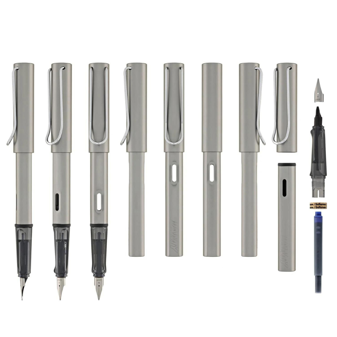 Lamy AL-Star Fountain Pen Graphite — Lamy fountain pen — precision nib writing instrument, at Cityluxe Singapore stationery store