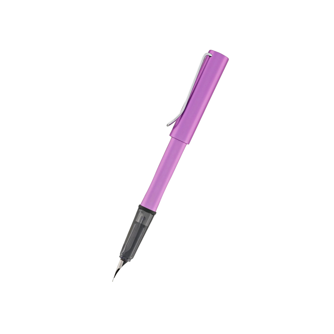 Lamy AL-Star Fountain Pen Lilac (Special Edition) — nib close-up