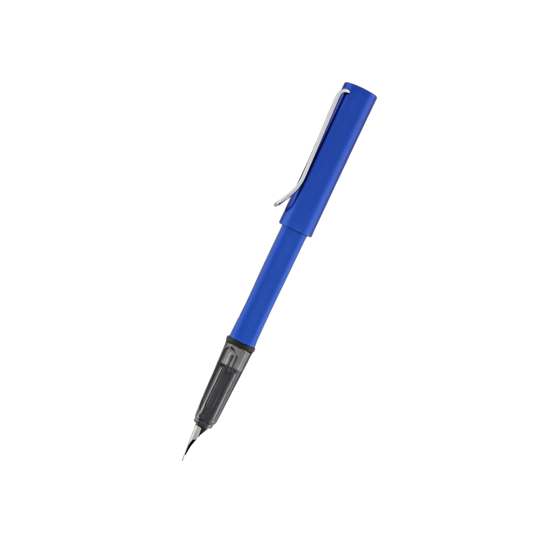 Lamy AL-Star Fountain Pen Ocean Blue — nib close-up