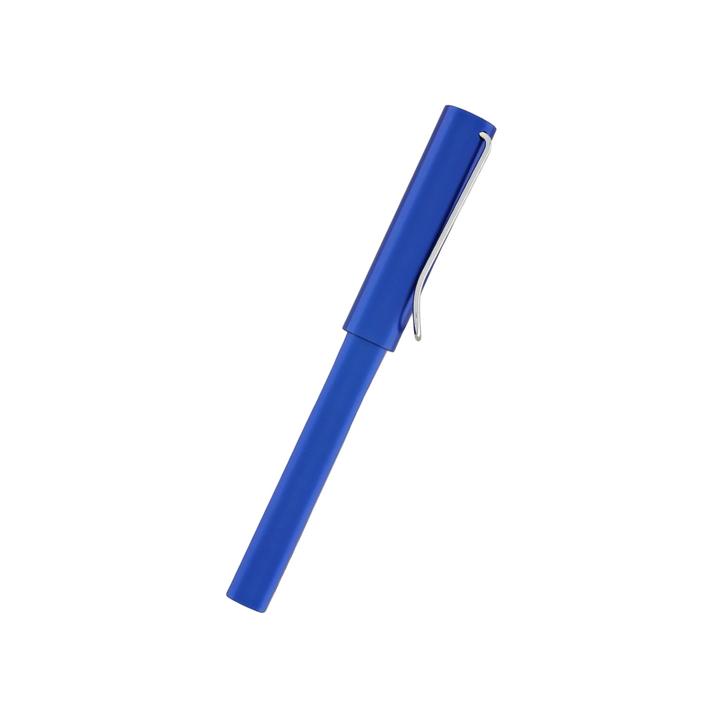 Lamy AL-Star Fountain Pen Ocean Blue — writing at an angle