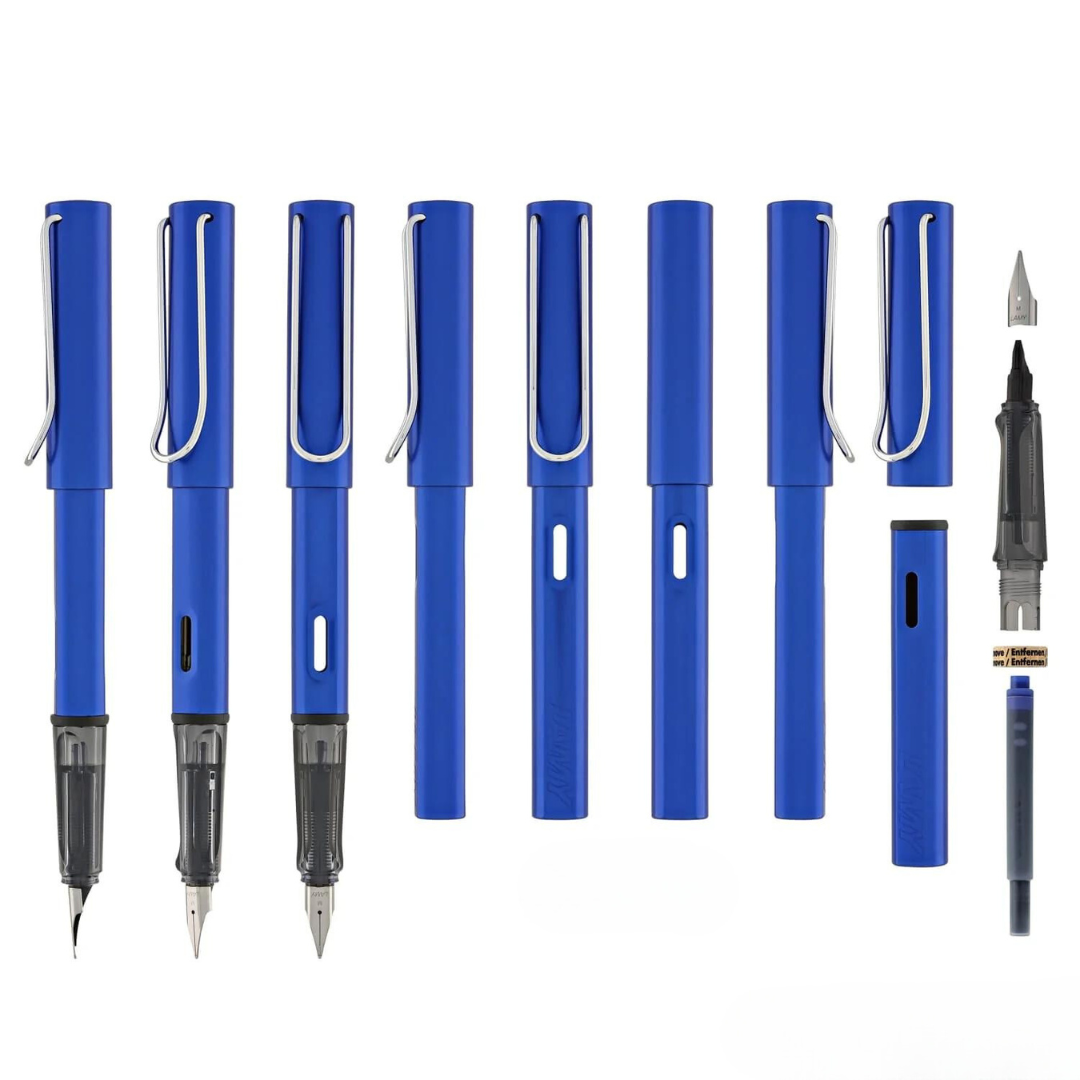 Lamy AL-Star Fountain Pen Ocean Blue — Lamy fountain pen — precision nib writing instrument, at Cityluxe Singapore stationery store