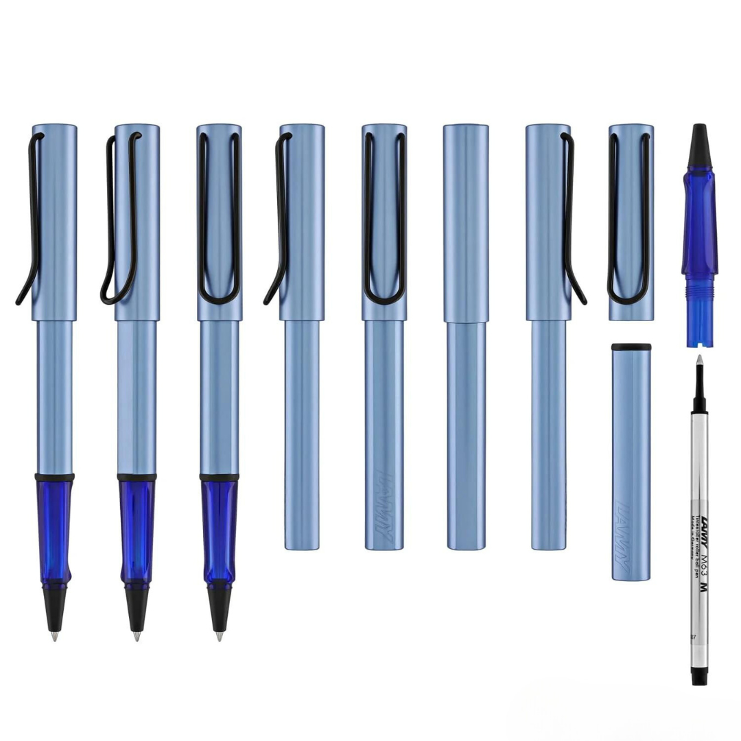 LAMY AL-Star Rollerball Pen - Aquatic — flat lay