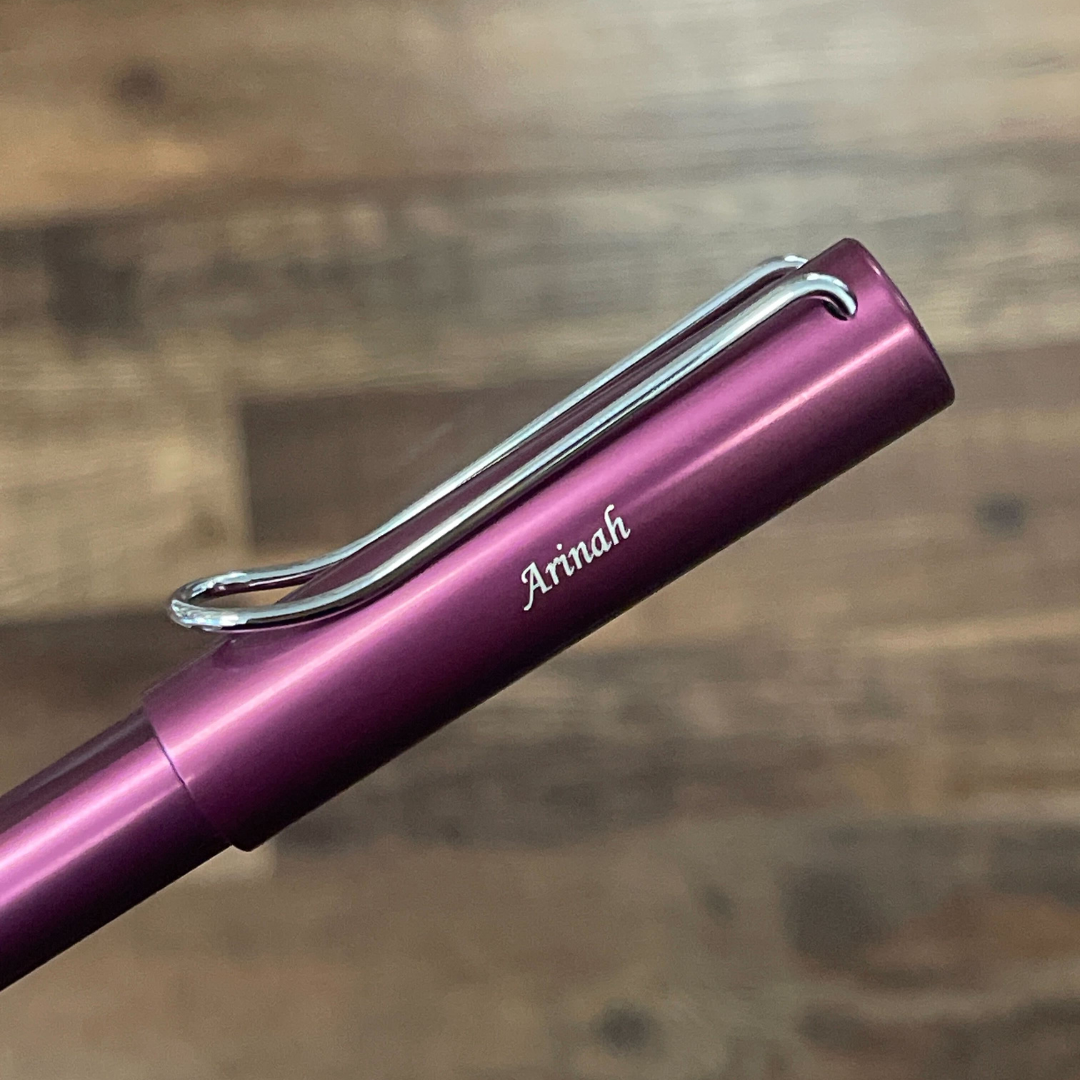 Lamy AL-Star Rollerball Pen Black Purple — Lamy rollerball pen — fluid gel ink writing instrument, at Cityluxe Singapore