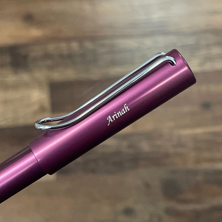 Lamy AL-Star Rollerball Pen Black Purple — Lamy rollerball pen — fluid gel ink writing instrument, at Cityluxe Singapore