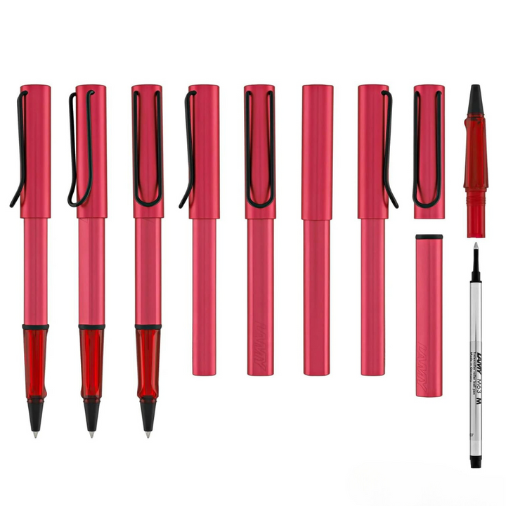 LAMY AL-Star Rollerball Pen in Fiery — Lamy rollerball pen — fluid gel ink writing instrument, at Cityluxe Singapore