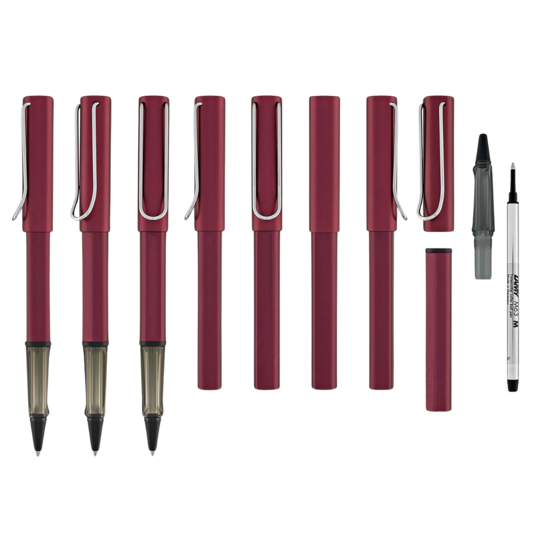 Lamy AL-Star Rollerball Pen Black Purple — Lamy rollerball pen — fluid gel ink writing instrument, at Cityluxe Singapore