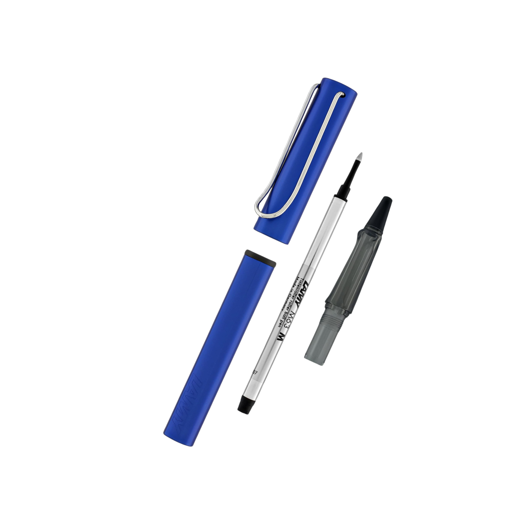Lamy AL-Star Rollerball Pen Ocean Blue — Lamy rollerball pen — fluid gel ink writing instrument, at Cityluxe Singapore