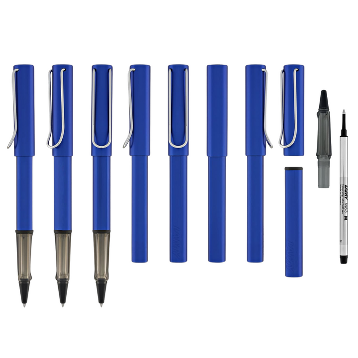 Lamy AL-Star Rollerball Pen Ocean Blue — Lamy rollerball pen — fluid gel ink writing instrument, at Cityluxe Singapore