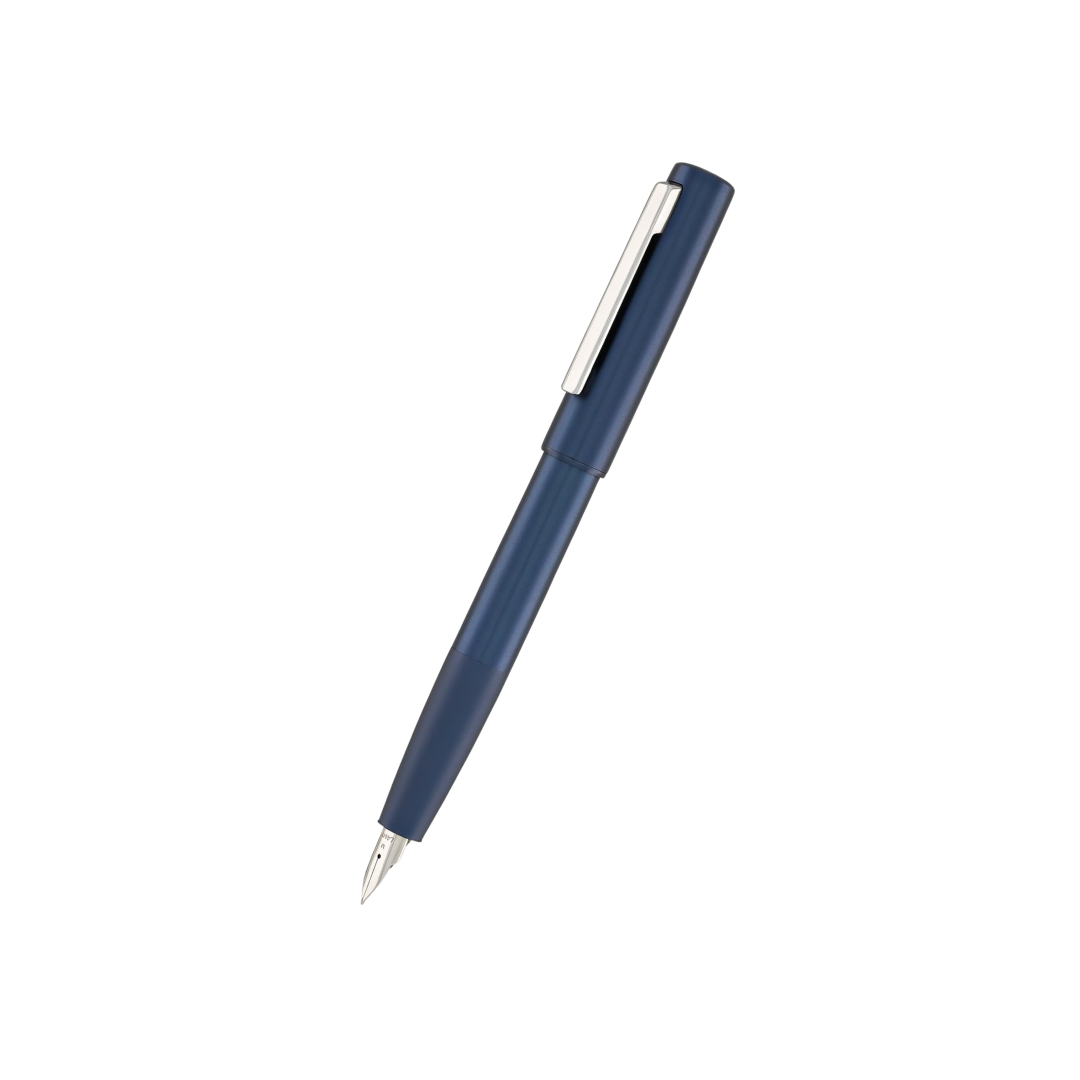 Lamy Aion Fountain Pen - Deep Dark Blue (Medium) — capped