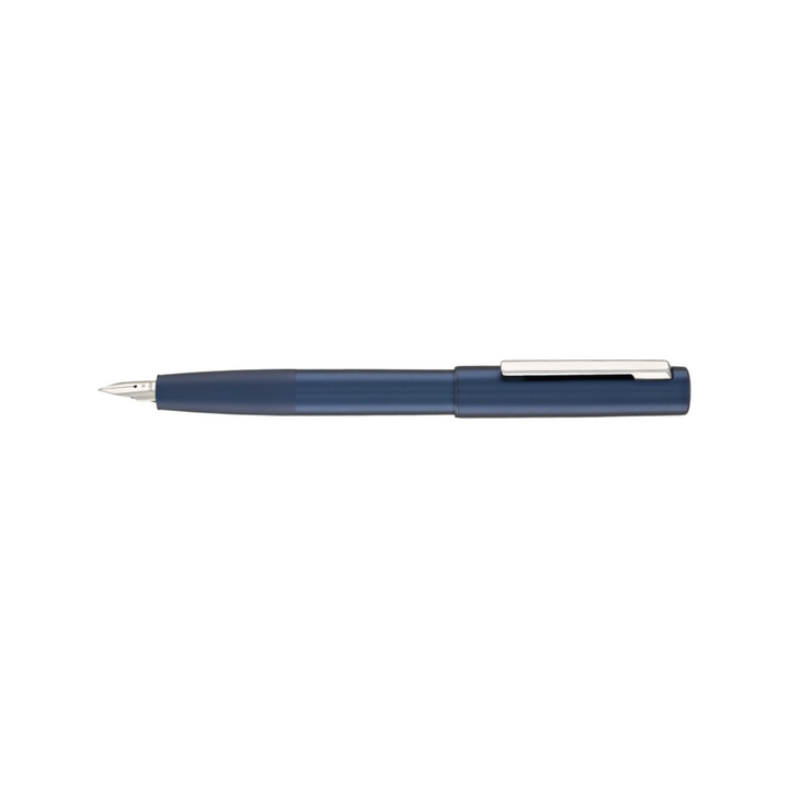 Lamy Aion Fountain Pen - Deep Dark Blue (Medium) — flat lay