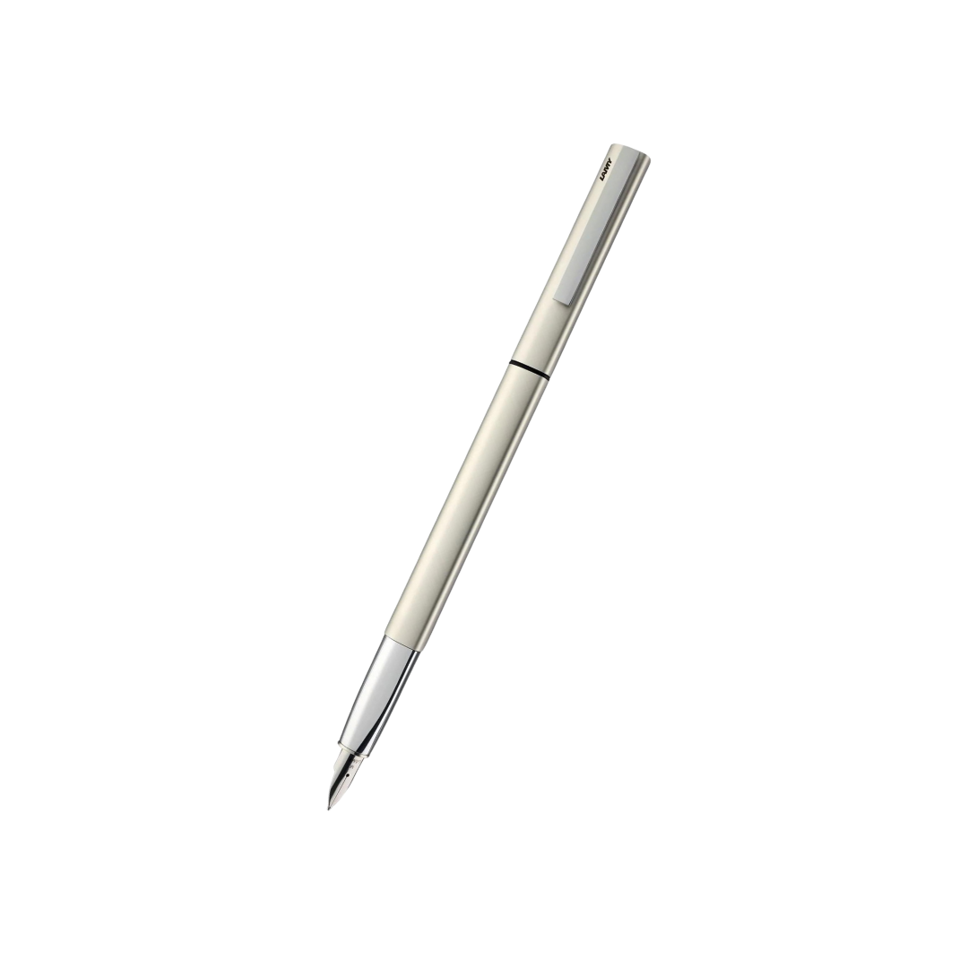Lamy Ideos Pd Fountain Pen Palladium — Lamy fountain pen — precision nib writing instrument, at Cityluxe Singapore stationery store