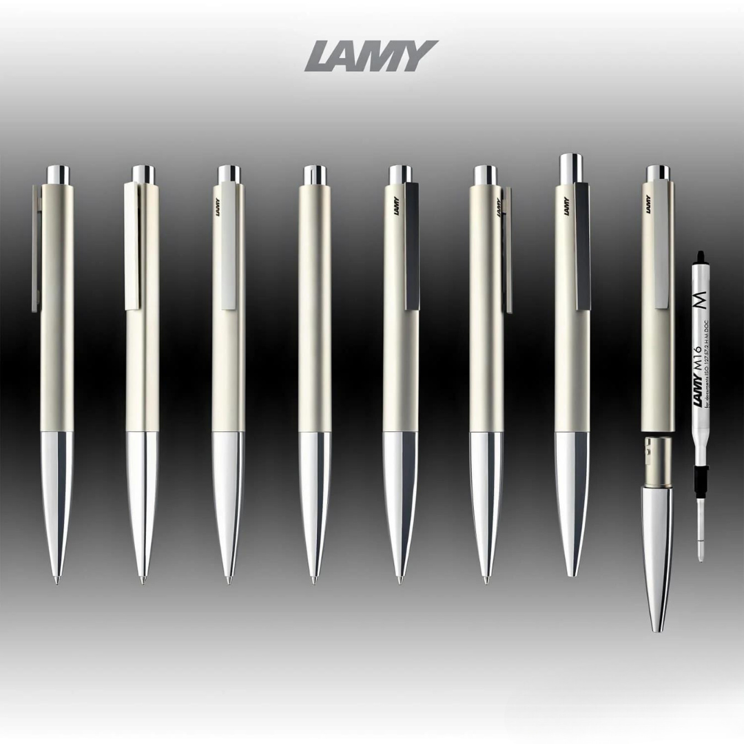 Lamy Ideos Pd Fountain Pen Palladium — Lamy fountain pen — precision nib writing instrument, at Cityluxe Singapore stationery store