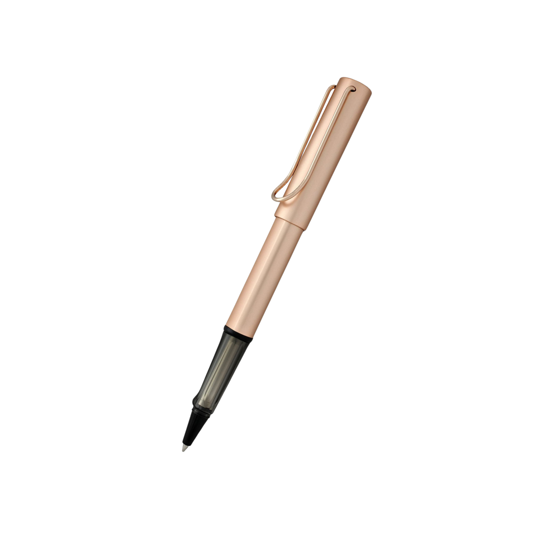 Lamy Lx Rollerball Pen Rose Gold — Lamy rollerball pen — fluid gel ink writing instrument, at Cityluxe Singapore