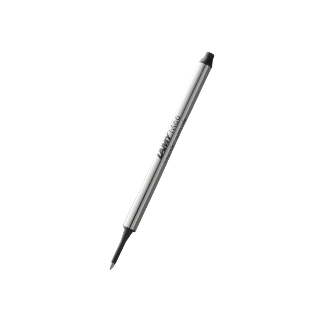 Lamy M66 Rollerball Pen Refill - Broad Black — capped