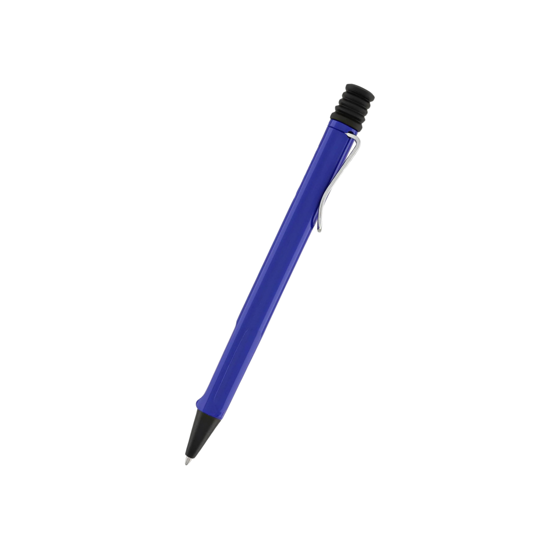 Lamy Safari Ballpoint Pen Blue — writing at an angle