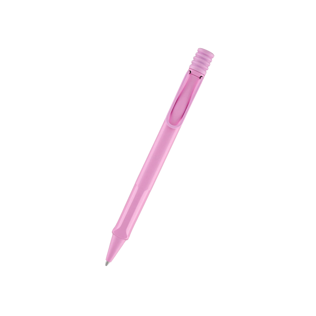 LAMY Safari Deelite Ballpoint Pen - Light Rose (Special Edition) — capped