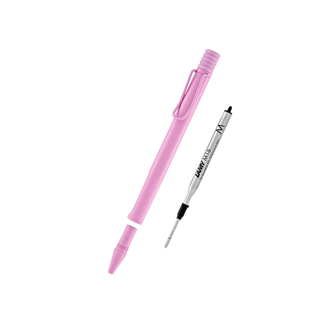 LAMY Safari Deelite Ballpoint Pen - Light Rose (Special Edition) — barrel detail