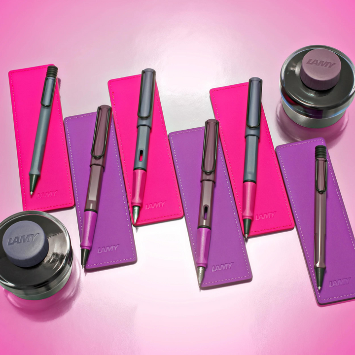 LAMY Safari Ballpoint Pen in Violet Blackberry — Lamy ballpoint pen — reliable smooth-writing everyday pen, at Cityluxe Singapore
