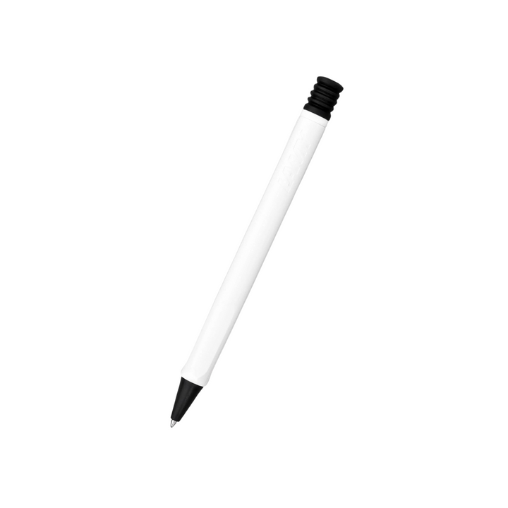 LAMY Safari Ballpoint Pen White with Black Clip - 2022 Special Edition — tip detail