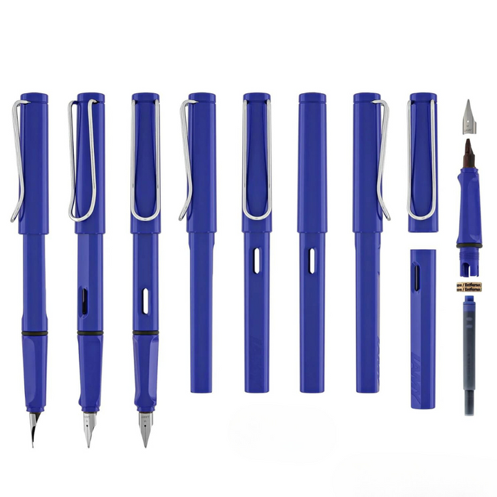Lamy Safari Fountain Pen Blue — Lamy fountain pen — precision nib writing instrument, at Cityluxe Singapore stationery store