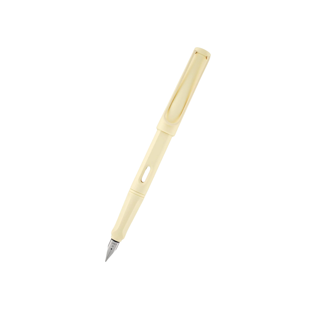 Lamy Safari Cream Fountain Pen (Special Edition 2022) — Lamy fountain pen — precision nib writing instrument, at Cityluxe Singapore stationery store