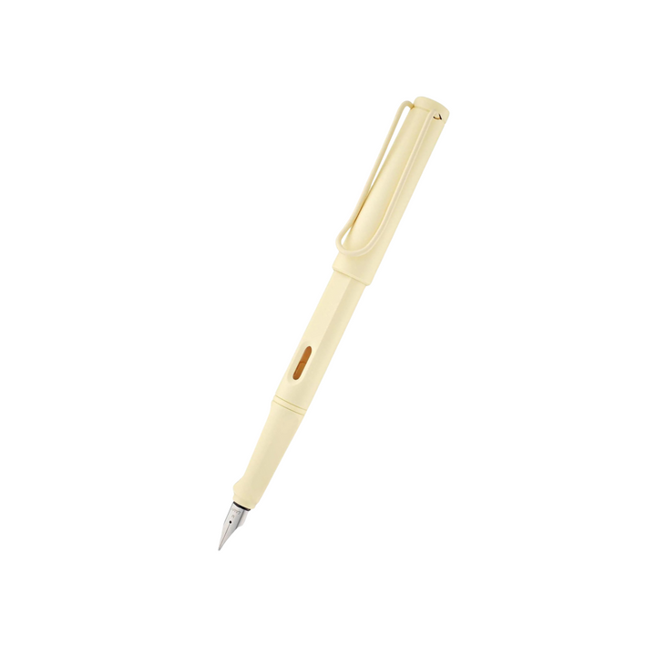 Lamy Safari Cream Fountain Pen (Special Edition 2022) — Lamy fountain pen — precision nib writing instrument, at Cityluxe Singapore stationery store