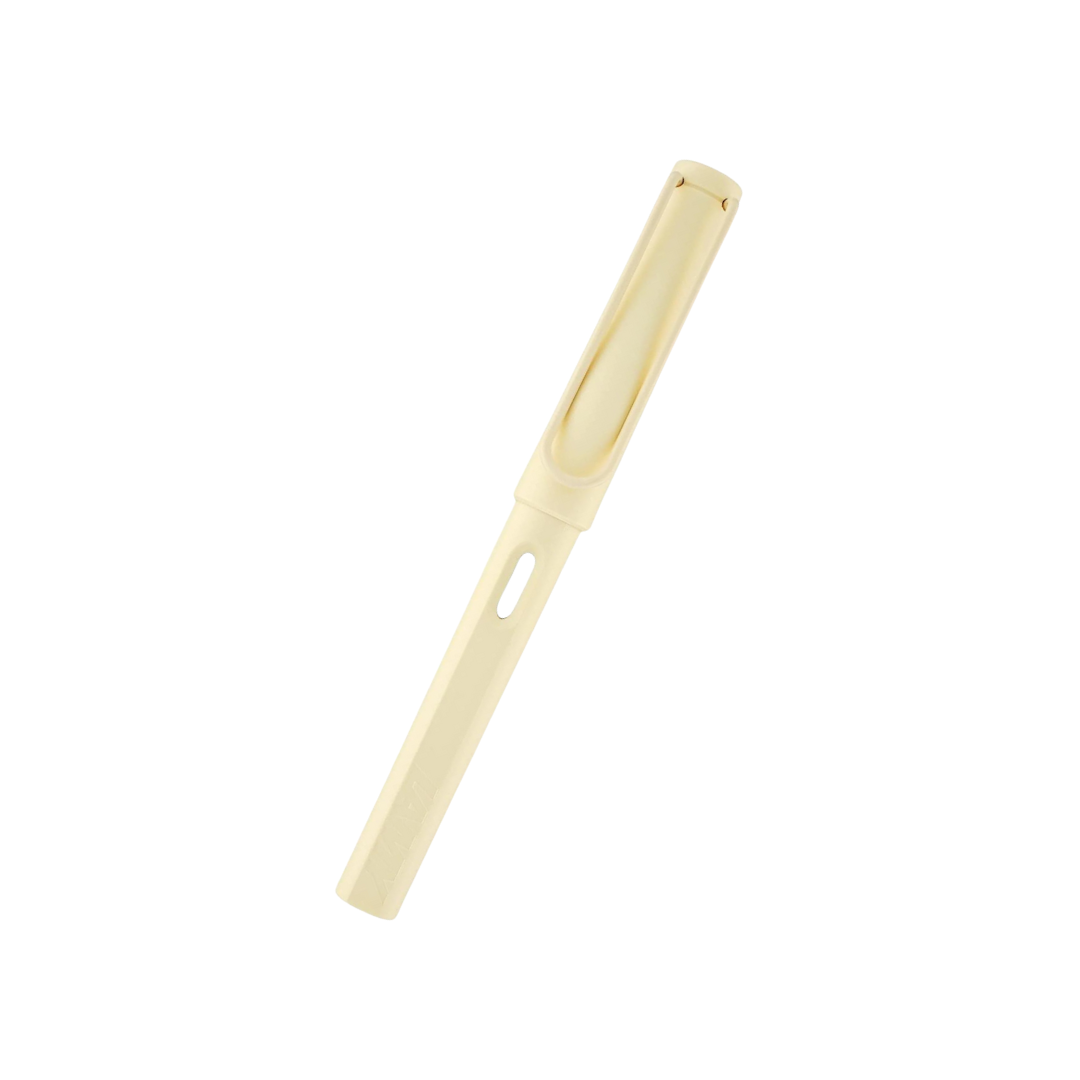 Lamy Safari Cream Fountain Pen (Special Edition 2022) — Lamy fountain pen — precision nib writing instrument, at Cityluxe Singapore stationery store