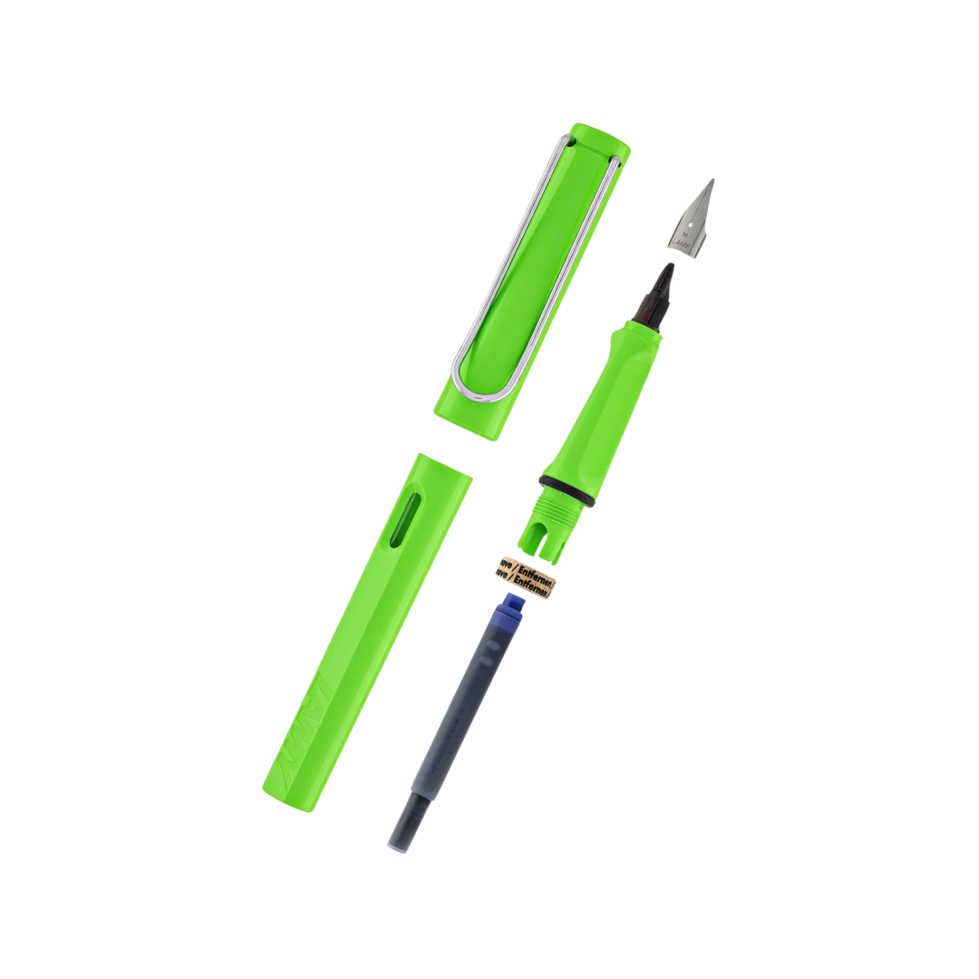 Lamy Safari Fountain Pen Green — engraving example