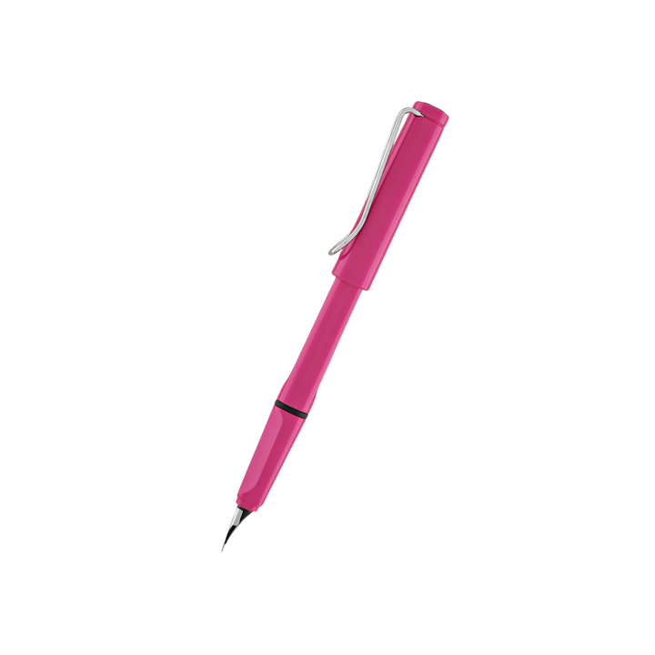 Lamy Safari Fountain Pen Pink — Lamy fountain pen — precision nib writing instrument, at Cityluxe Singapore stationery store