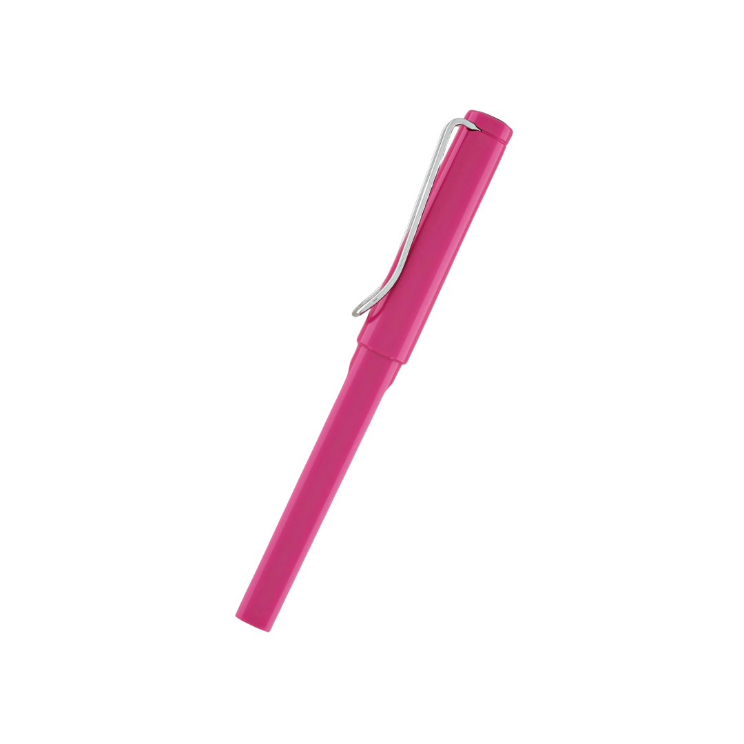 Lamy Safari Fountain Pen Pink — Lamy fountain pen — precision nib writing instrument, at Cityluxe Singapore stationery store
