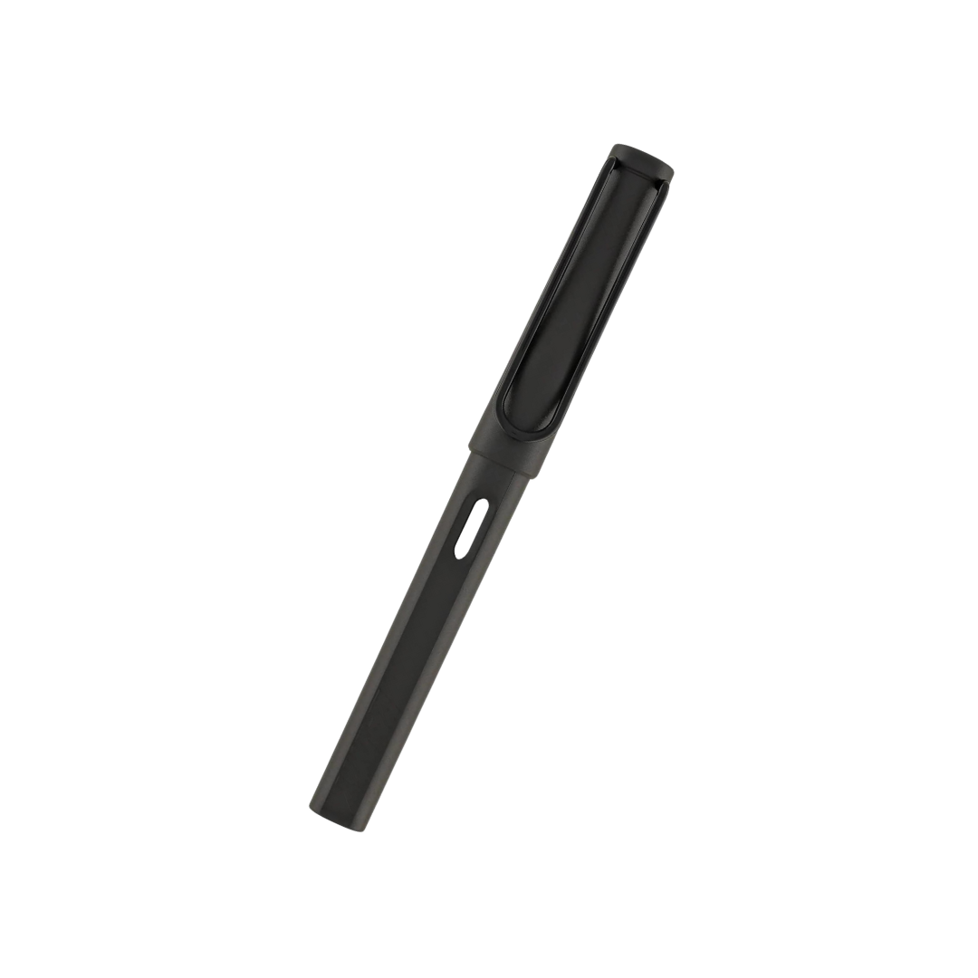 Lamy Safari Fountain Pen Umbra — writing at an angle