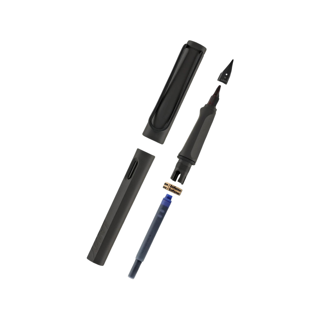Lamy Safari Fountain Pen Umbra — engraving example