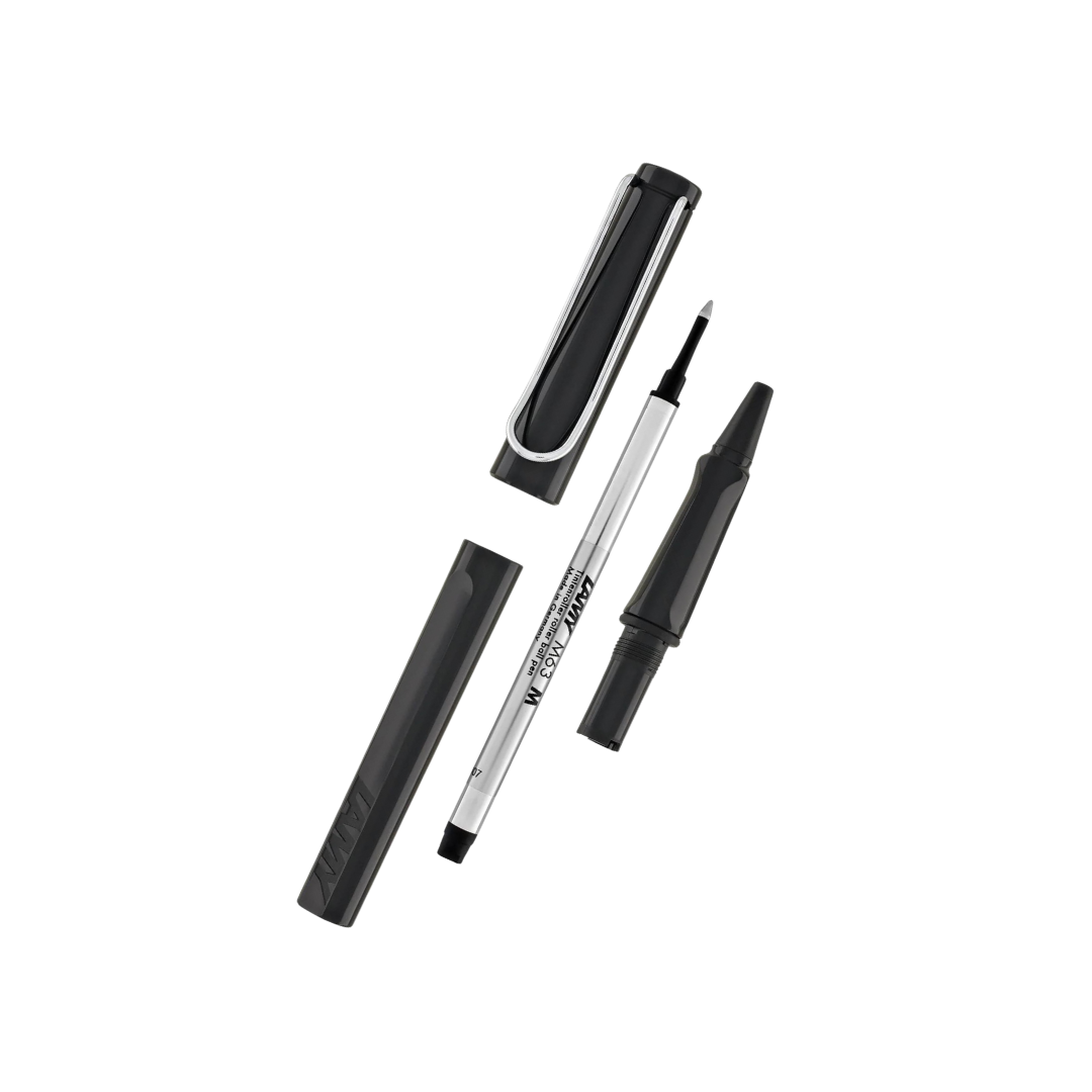 Lamy Safari Rollerball Pen Black — engraving example