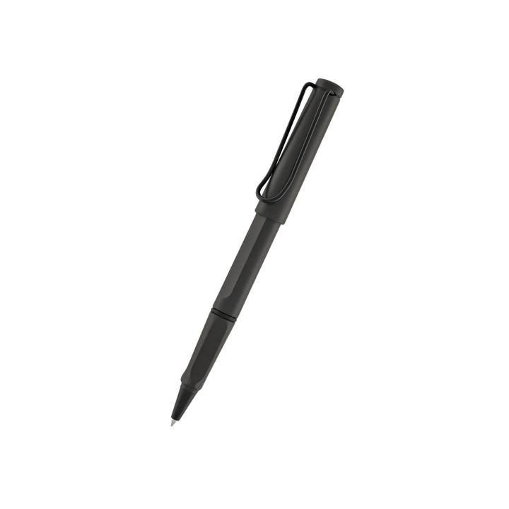 Lamy Safari Rollerball Pen Umbra — uncapped with cap posted