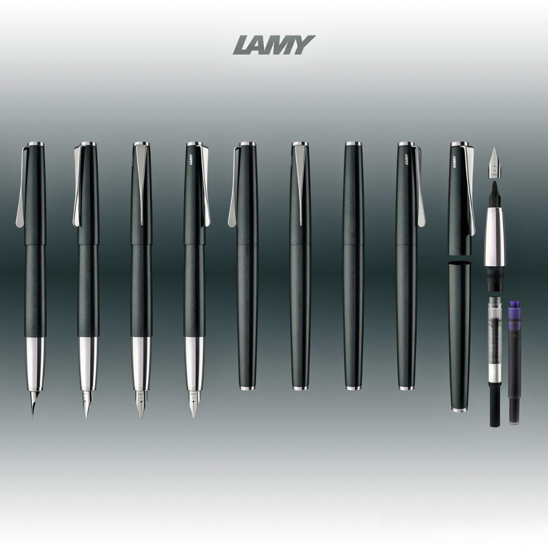 Lamy Studio Fountain Pen Black Forest (Special Edition 2021) — Lamy fountain pen — precision nib writing instrument, at Cityluxe Singapore stationery store